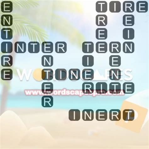 Wordscapes Level 1232, Shell 16.